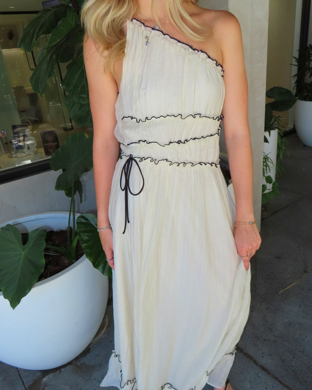Sabriana Maxi Dress - Cream