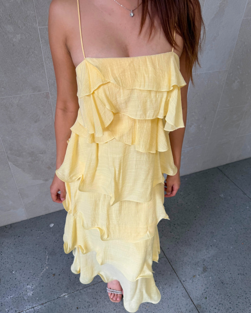 Harper Maxi Dress - Lemon