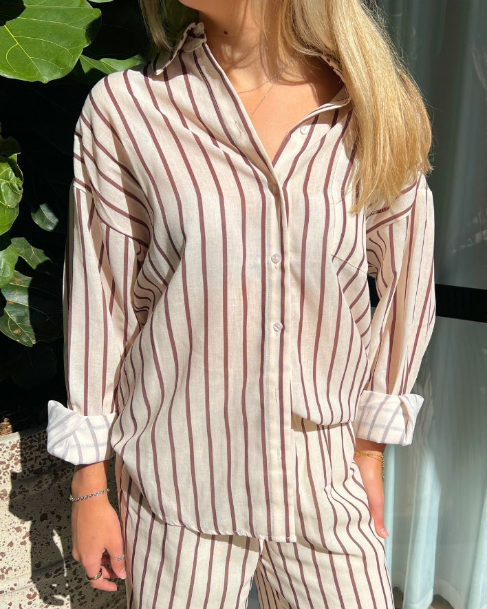 Arabella Set Top - Latte