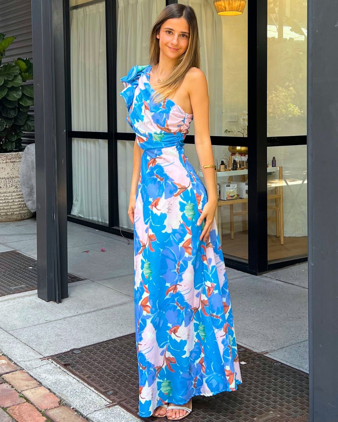 Rosalina Maxi Dress - Blue