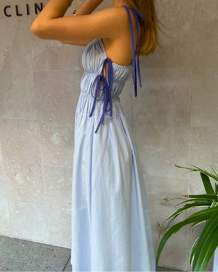 Claire Maxi Dress - Baby Blue