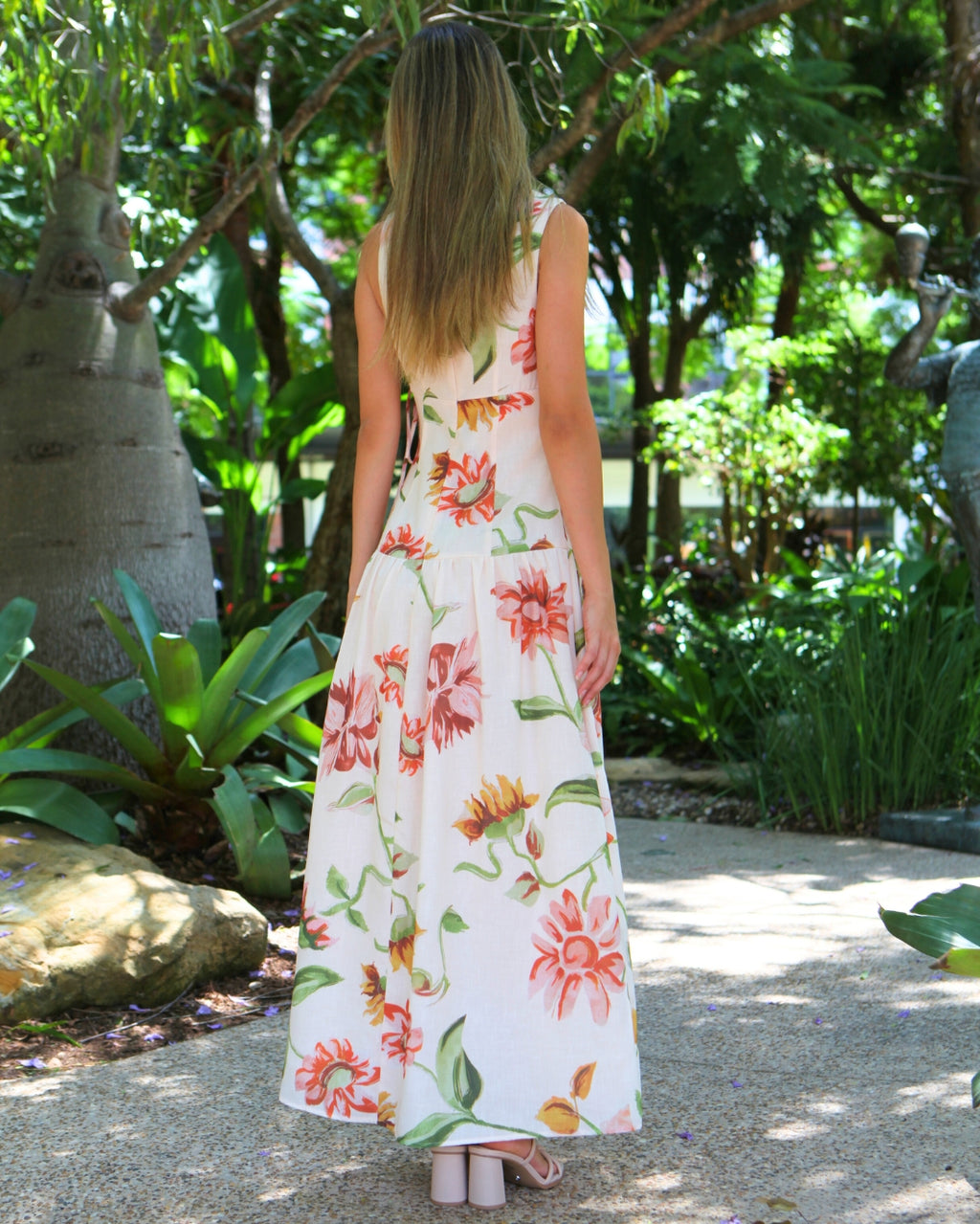 May Maxi Dress - Beige