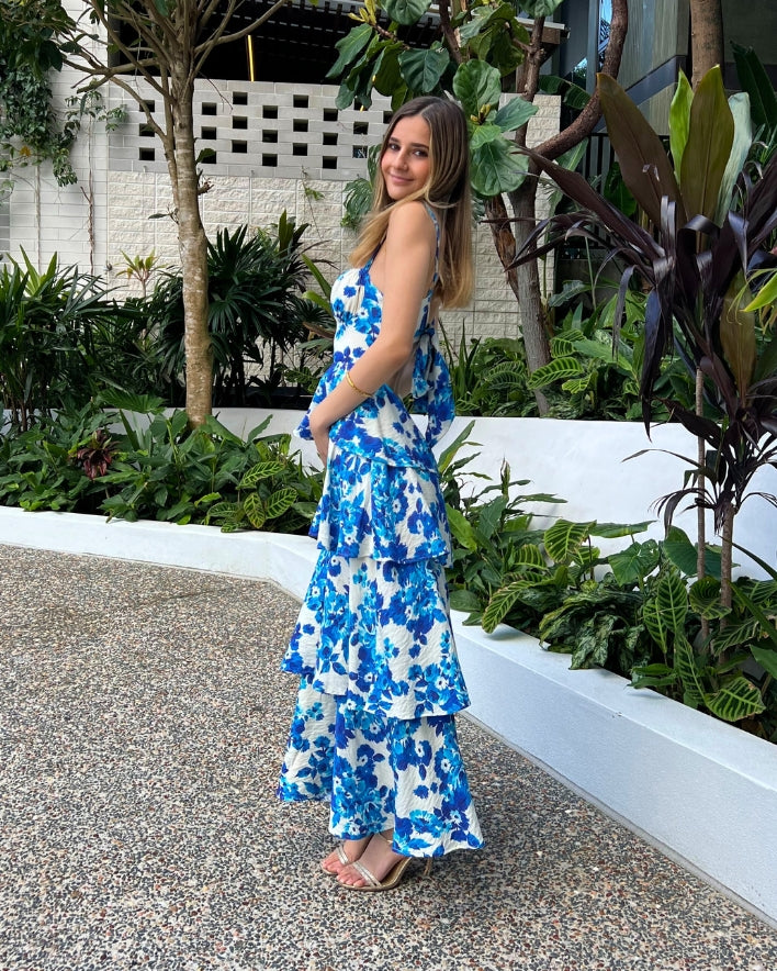 Marzia Maxi Dress - Navy
