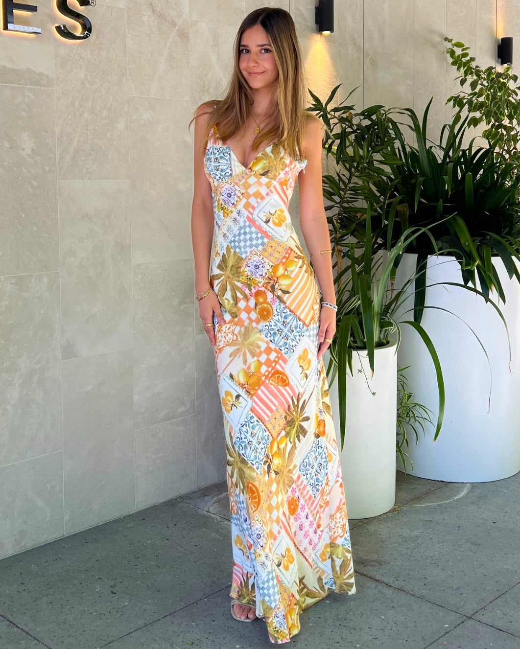 Dahlia Maxi Dress - Las Palmas