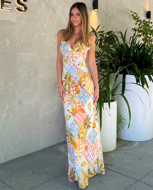 Dahlia Maxi Dress - Las Palmas