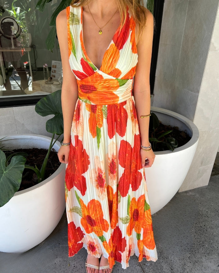 Loane Maxi Dress - Orange