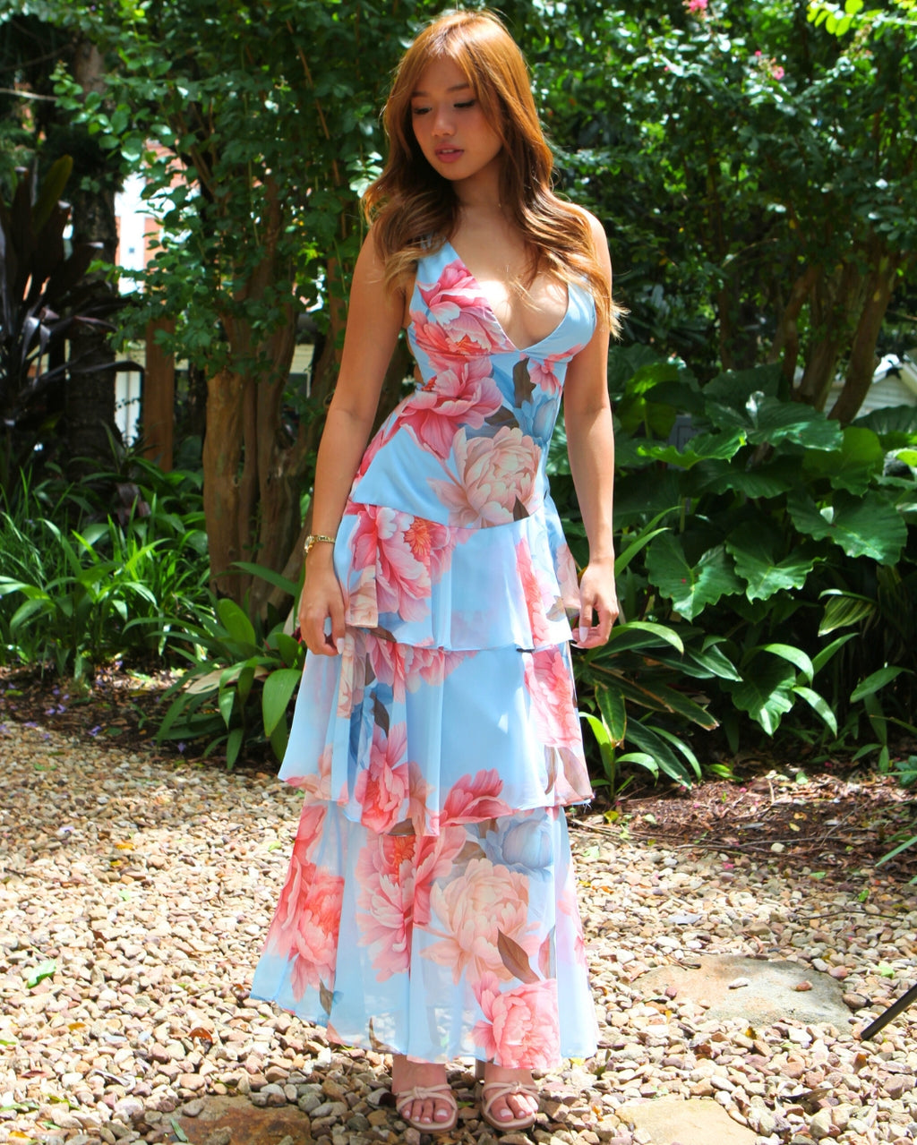 Camilia Maxi Dress - Blue