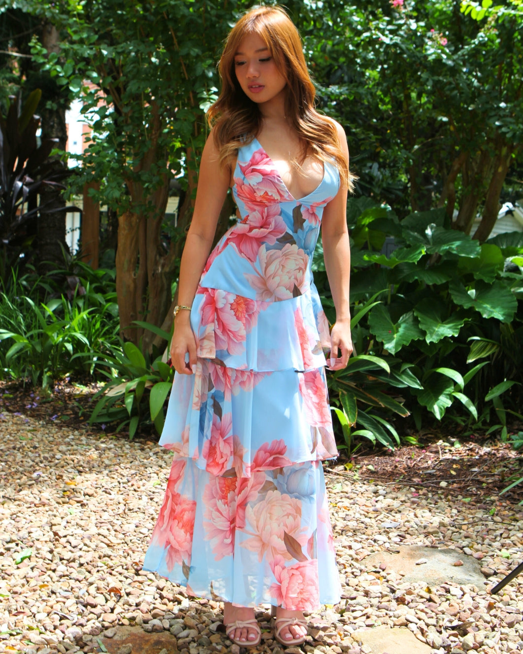 Camilia Maxi Dress - Blue