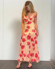 Load image into Gallery viewer, Tildi Maxi Dress - Yellow/Red
