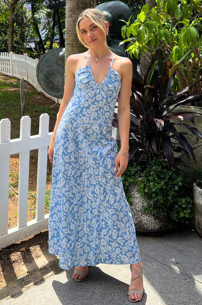 Tayla Maxi Dress - Blue