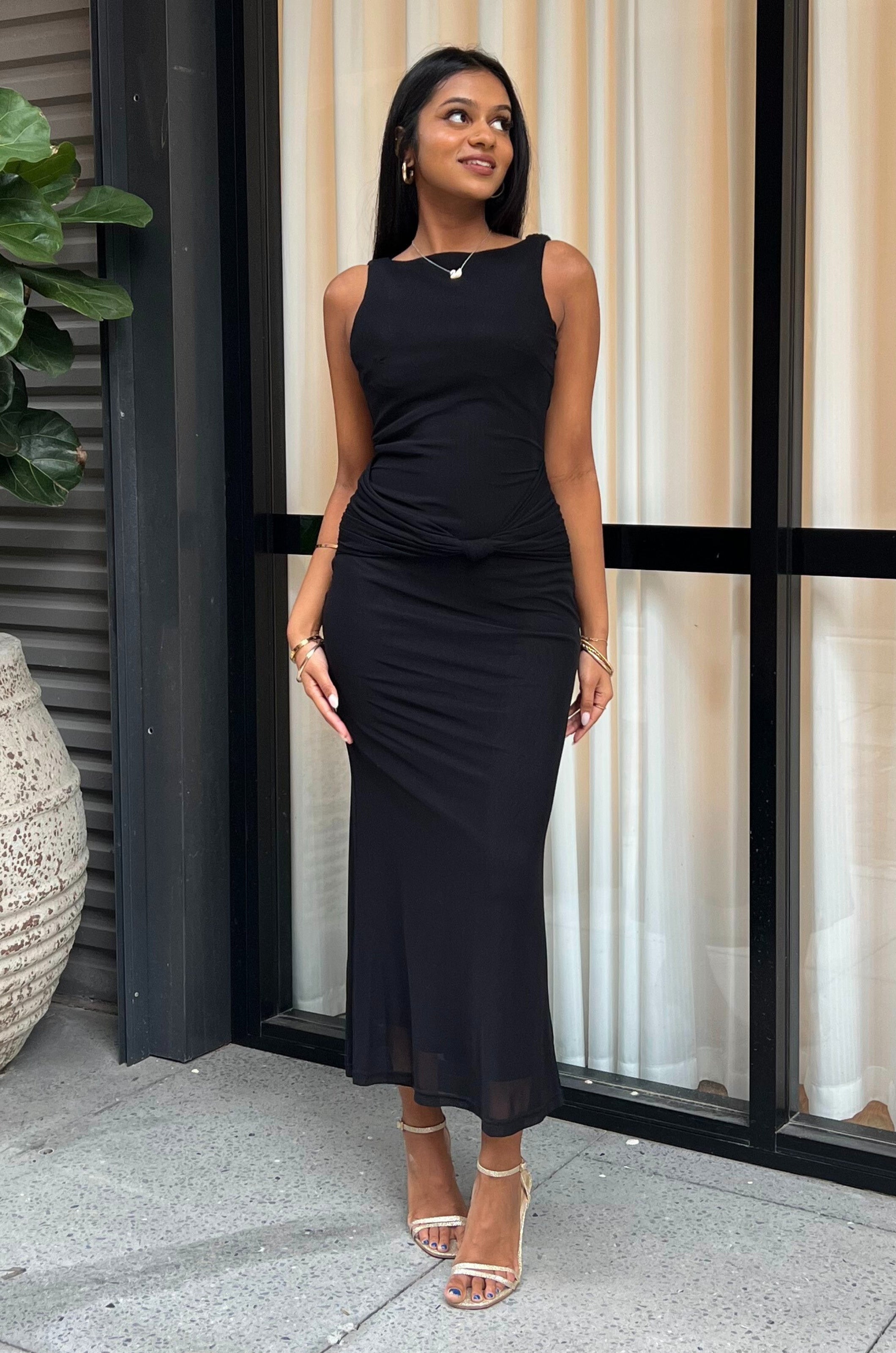 Myra Maxi Dress - Black