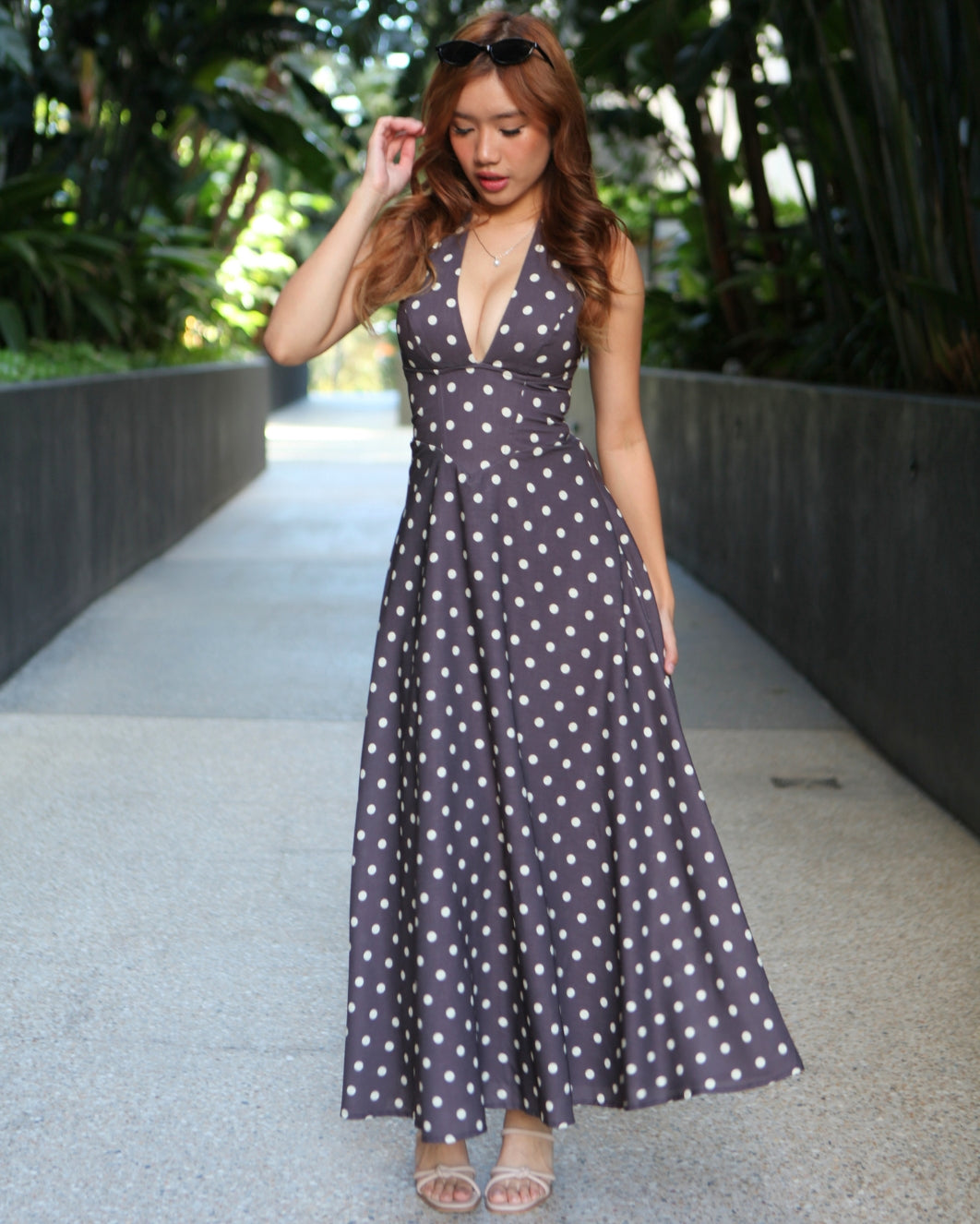 Zaria Maxi Dress - Chocolate