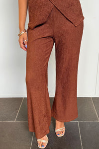 Emily Set Pants - Chocolate