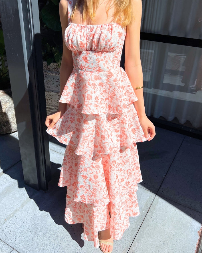 Marzia Maxi Dress - Orange