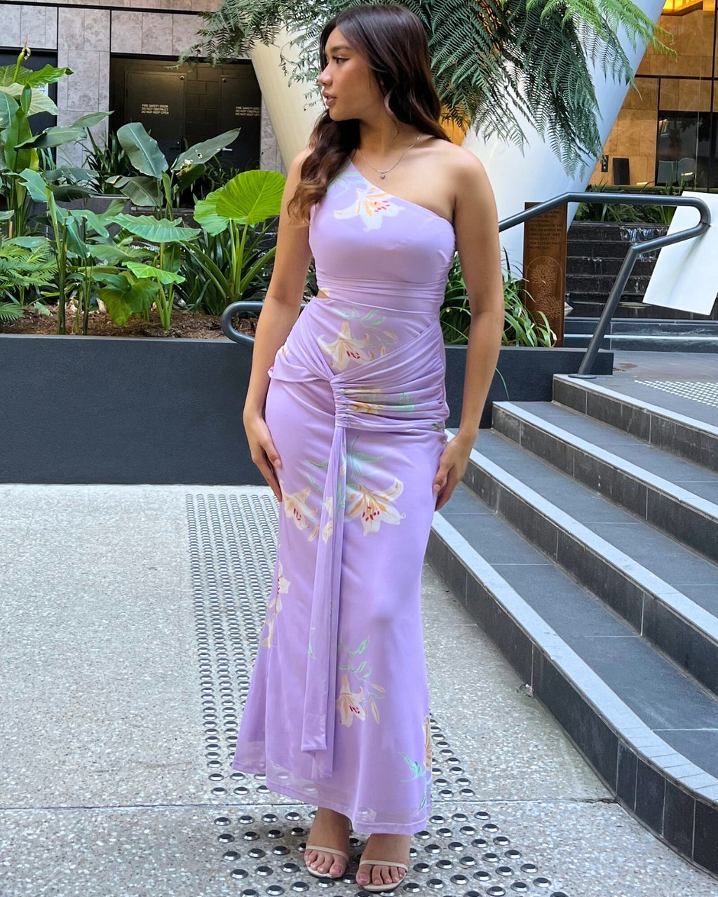 Caylia Maxi Dress - Lilac