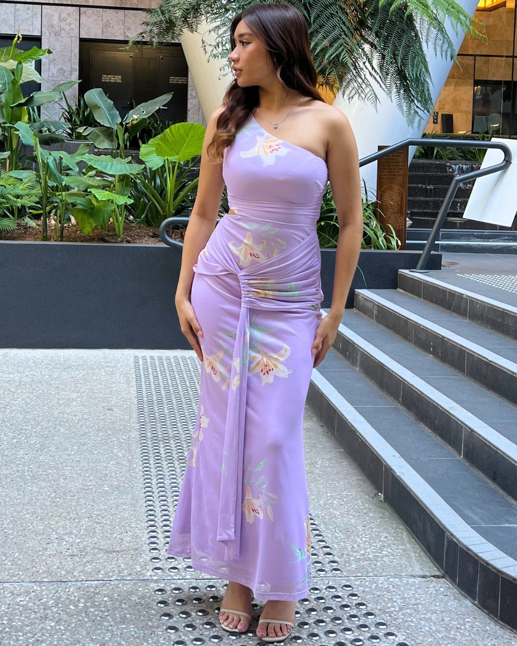 Caylia Maxi Dress - Lilac