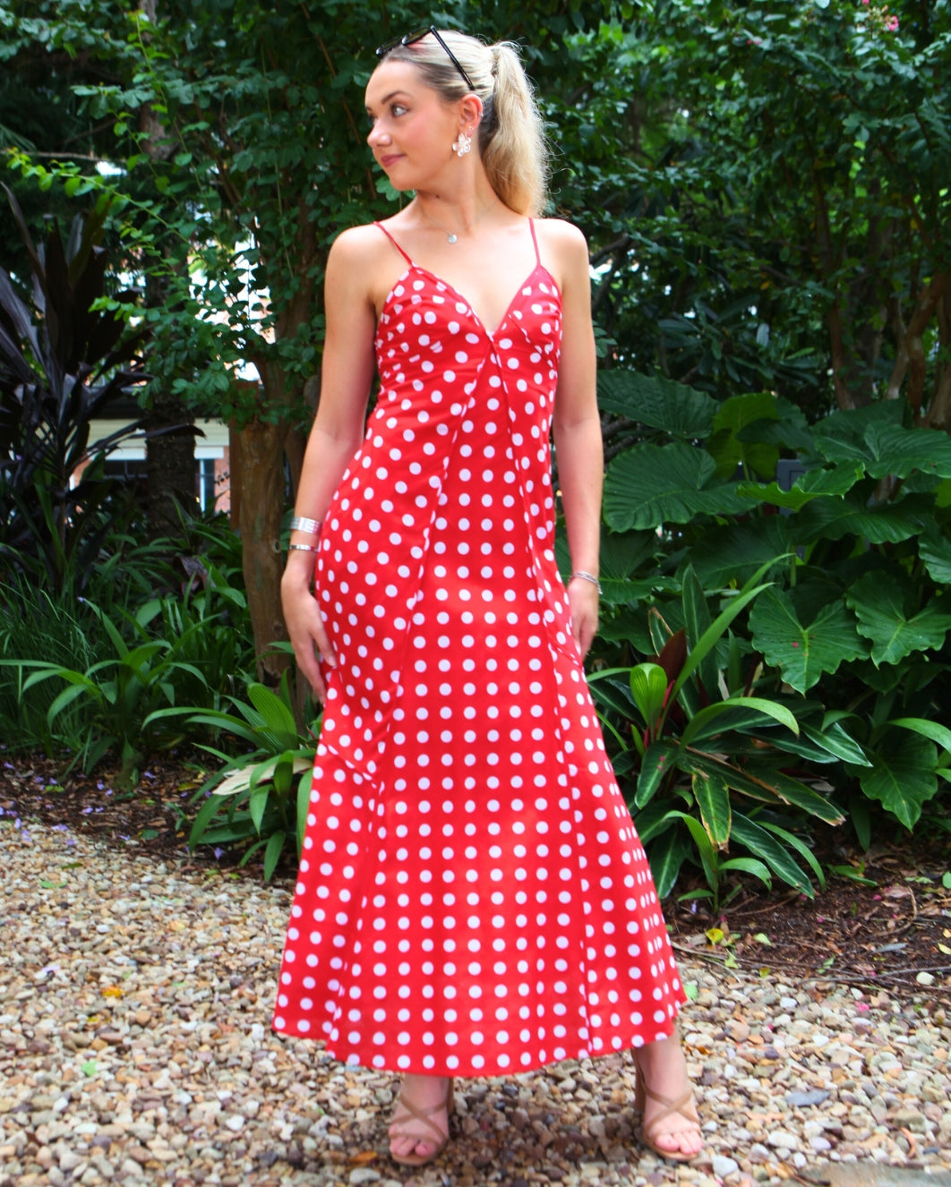 Rosita Maxi Dress - Red