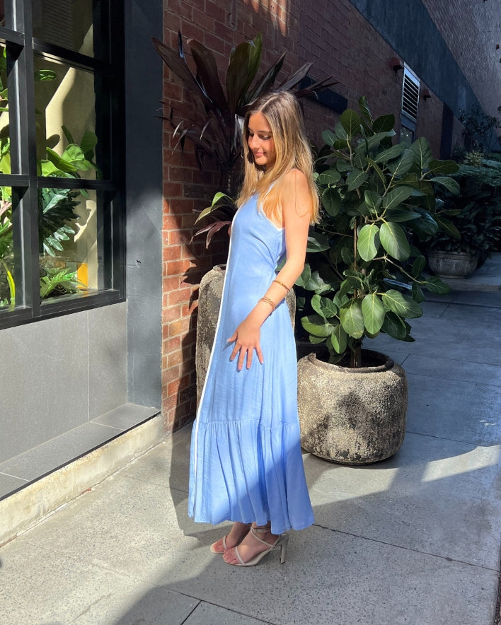 Serena Maxi Dress - Blue