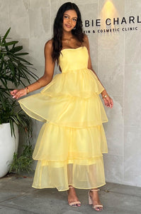 Kadie Maxi Dress - Yellow