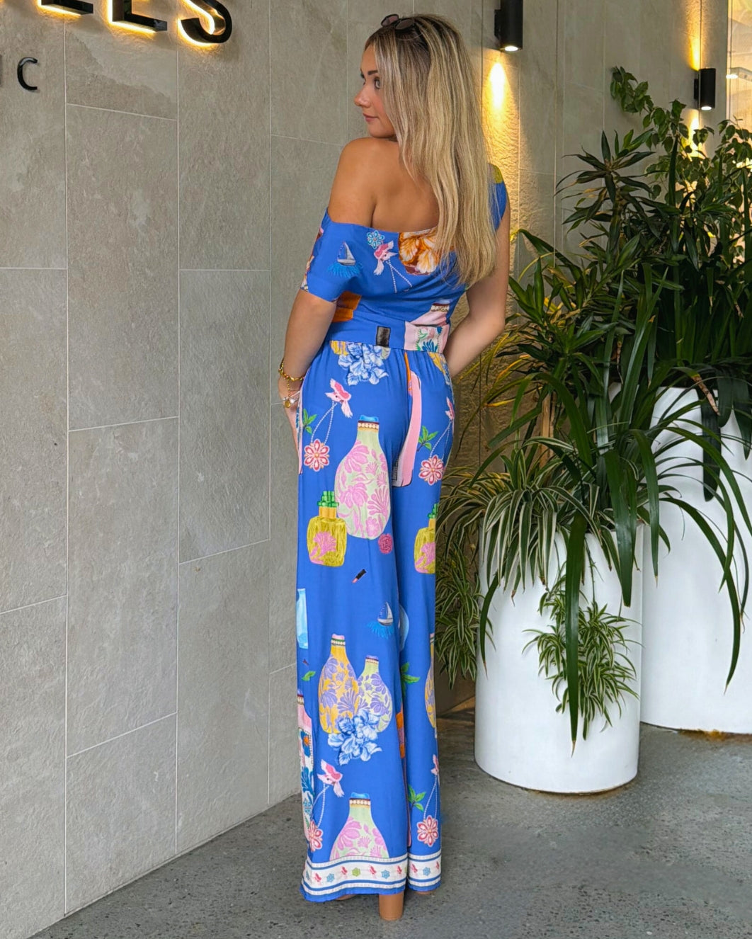 Airlie Set Top - Blue