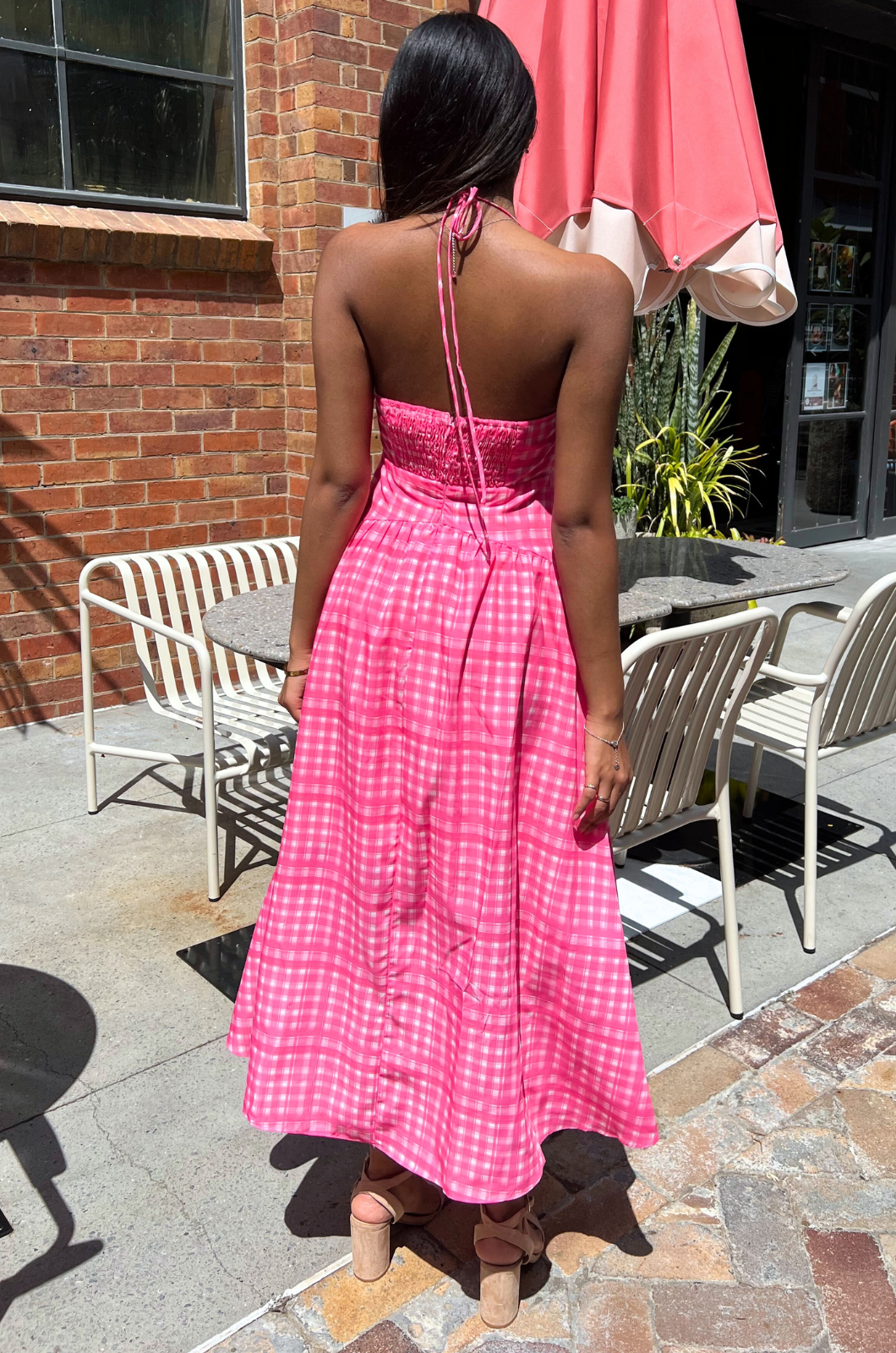 Ayla Midi Dress - Pink