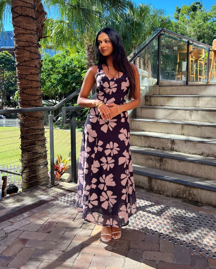 Barni Maxi Dress - Black
