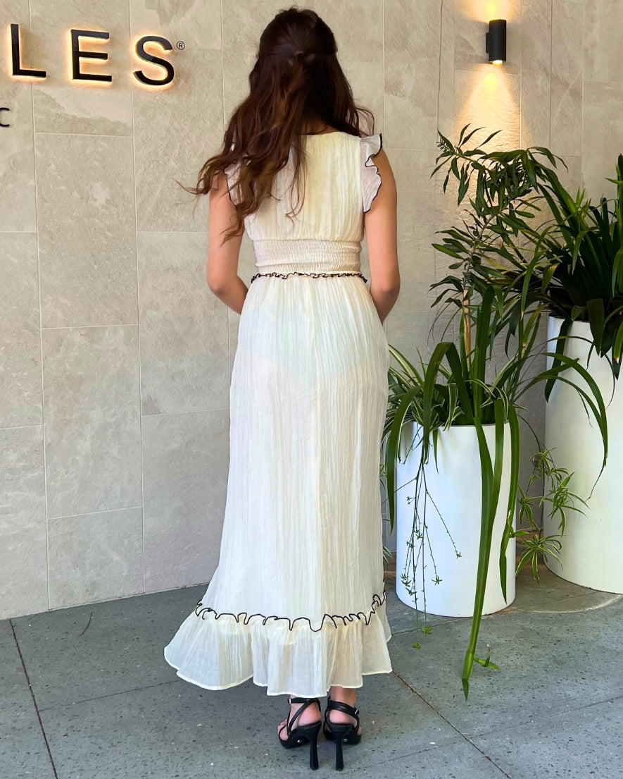 Yuna Maxi Dress - Butter