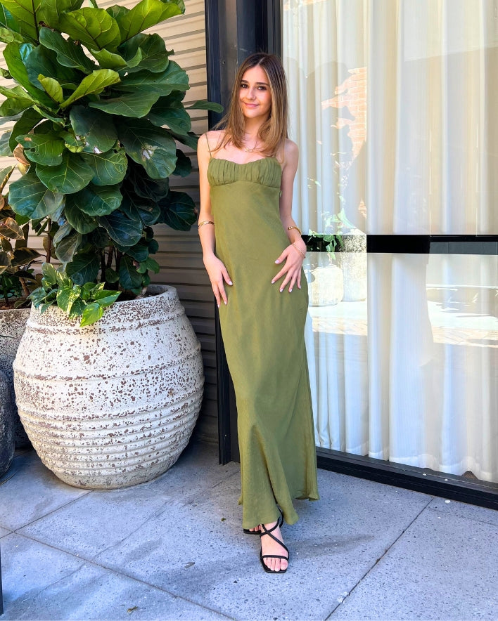 Lovissa Maxi Dress - Olive