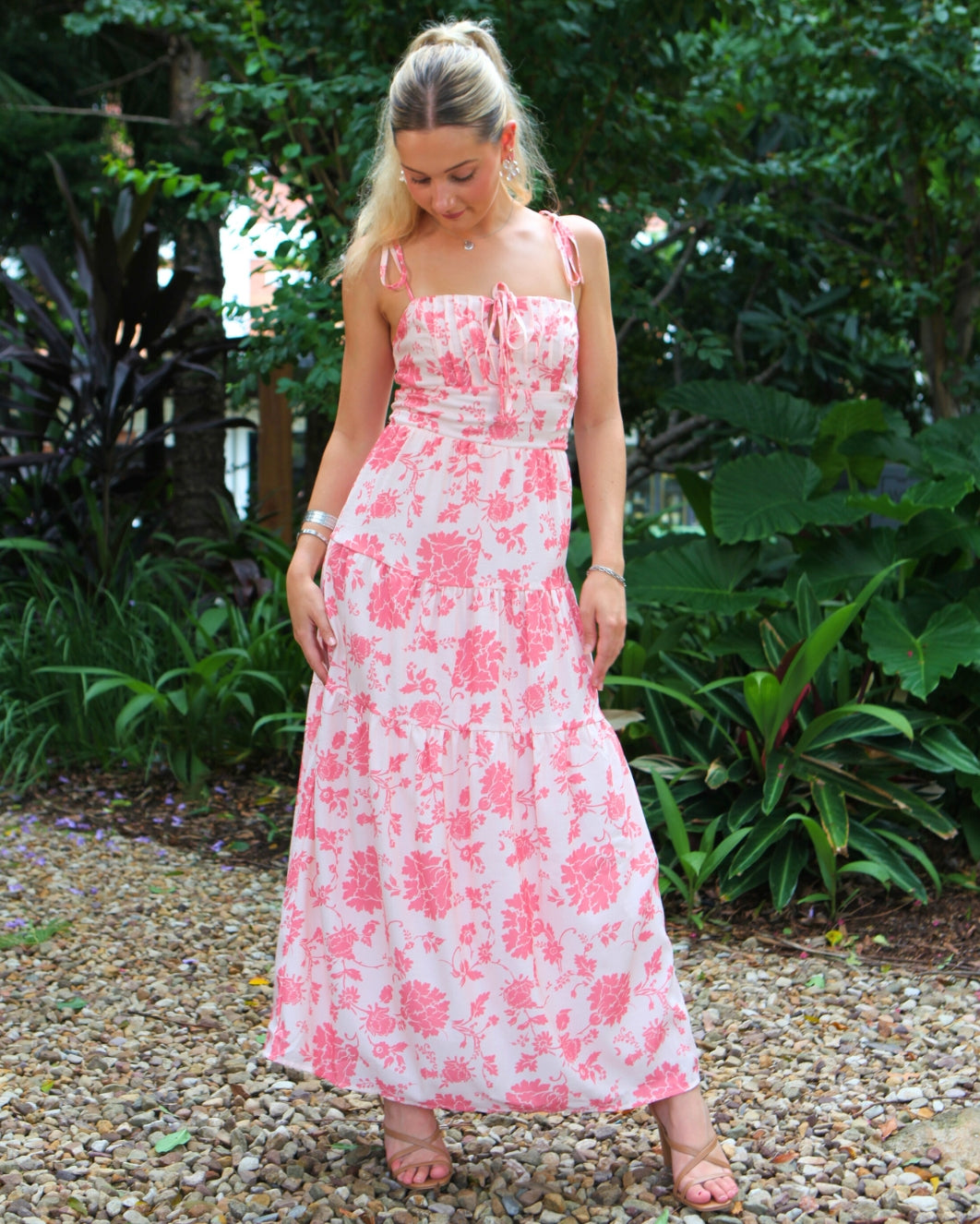 Mae Maxi Dress - Pink