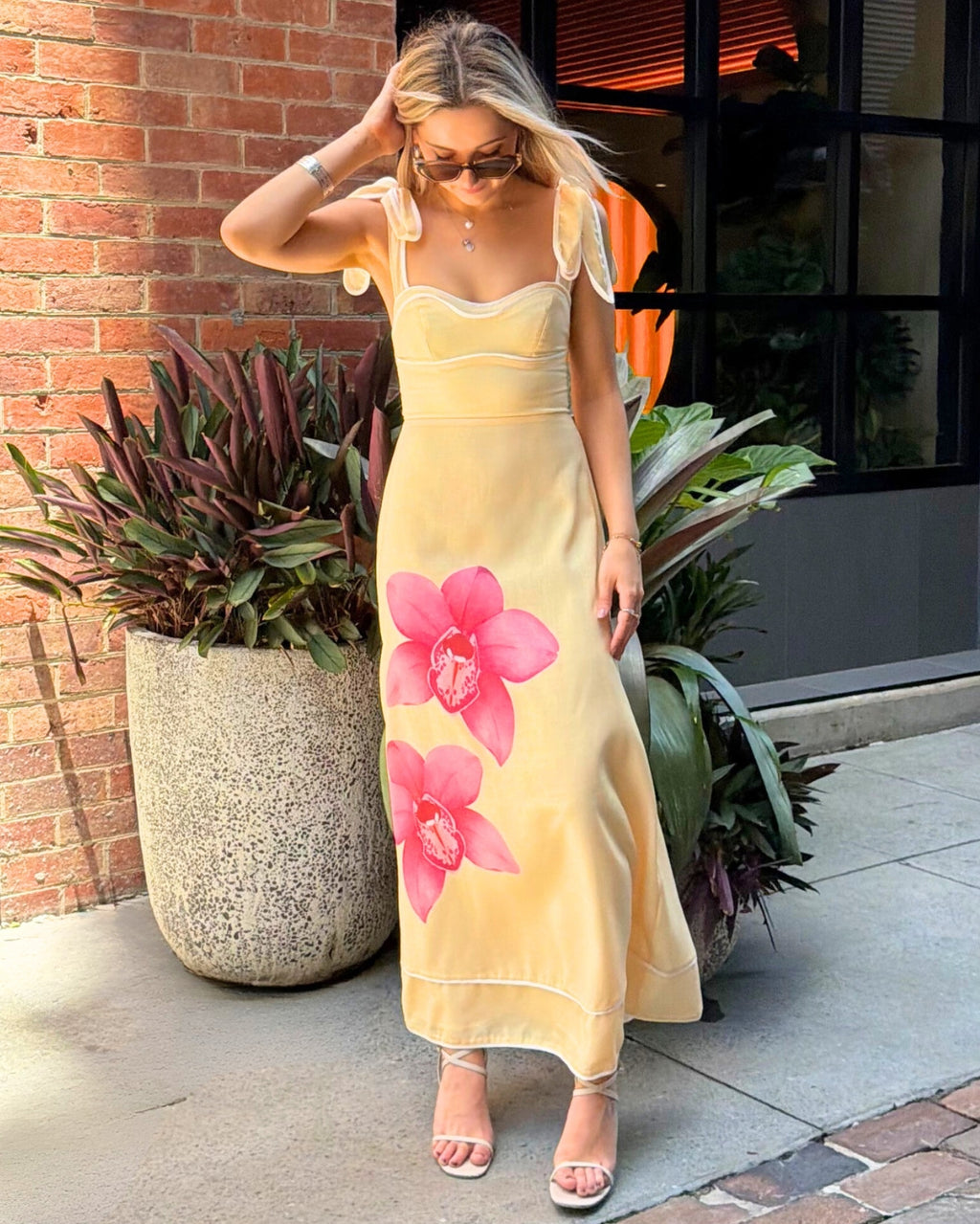 Florina Maxi Dress - Yellow