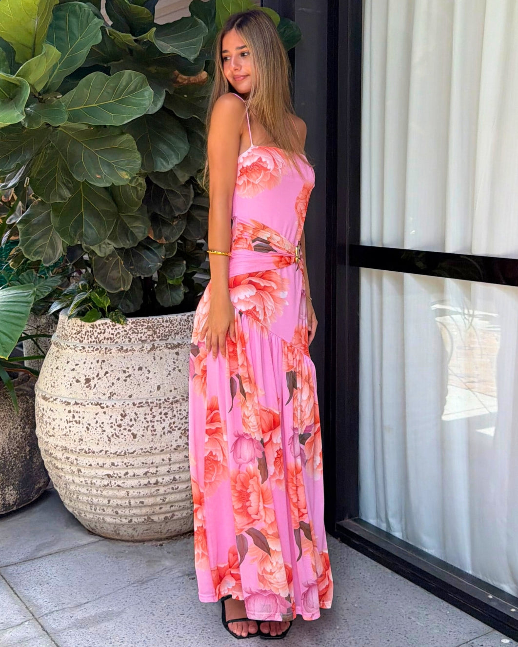 Elle Maxi Dress - Pink