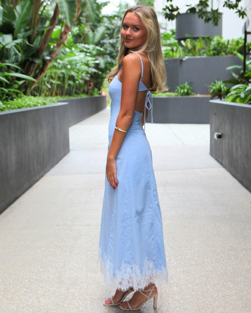 Talia Maxi Dress - Light Blue