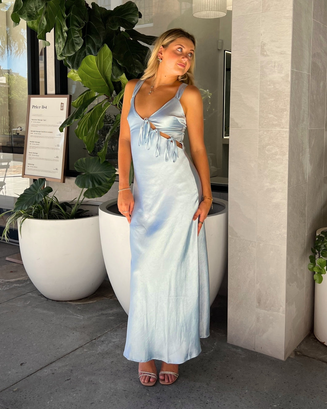 Sacha Maxi Dress - Blue