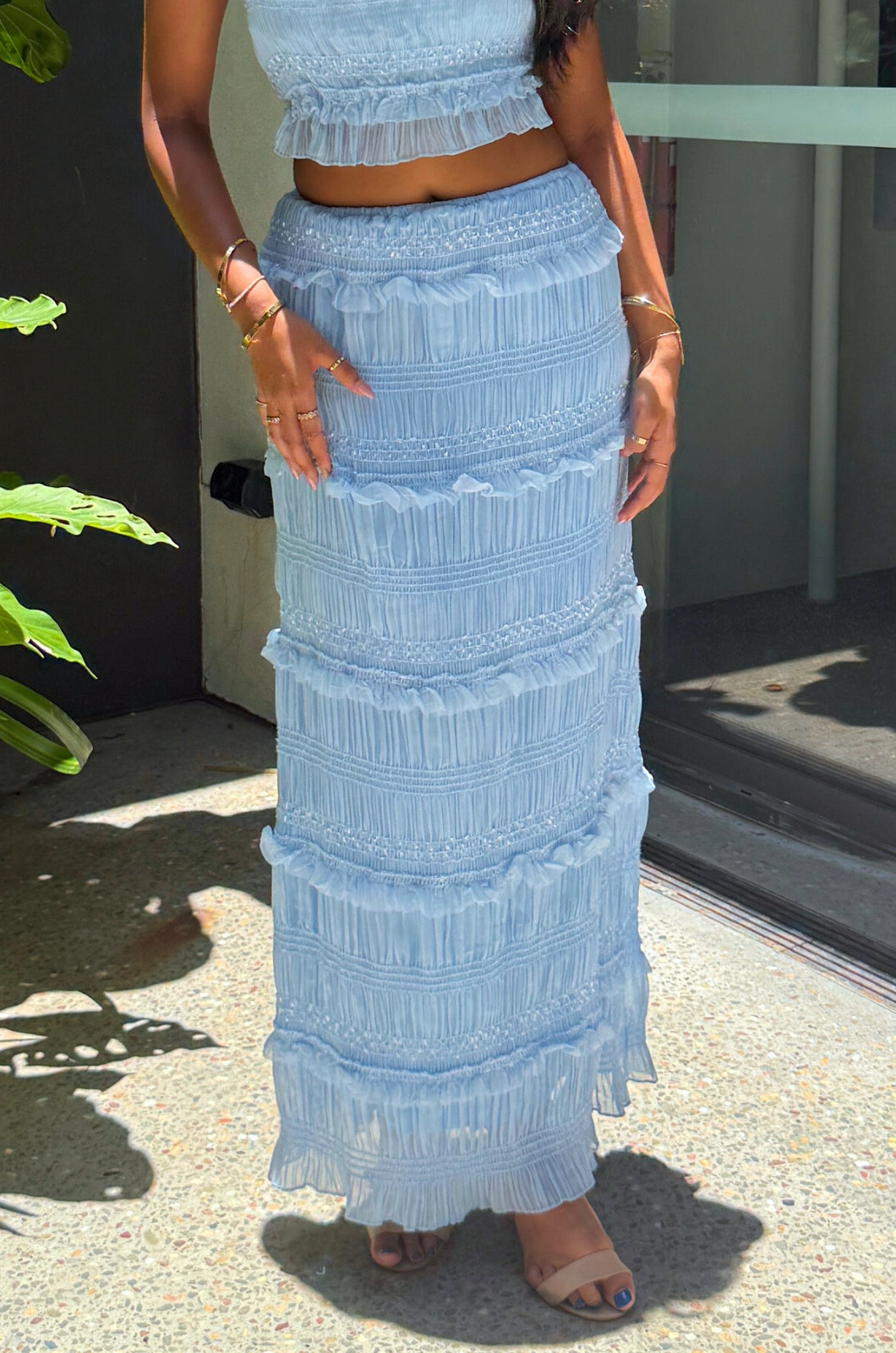 Scarlett Set Skirt - Blue