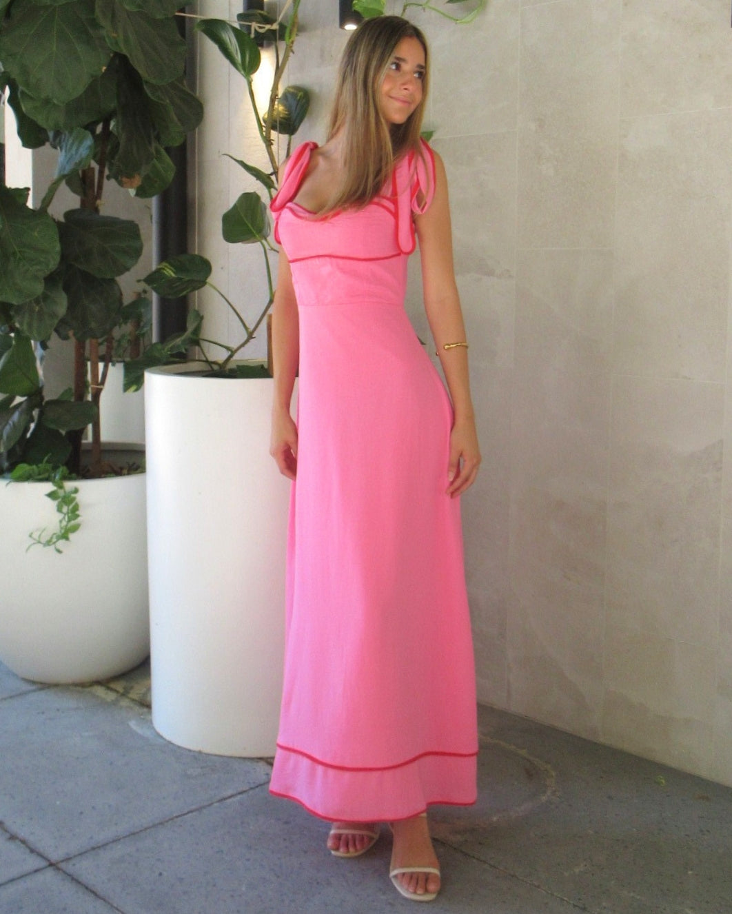 Florina Maxi Dress - Pink