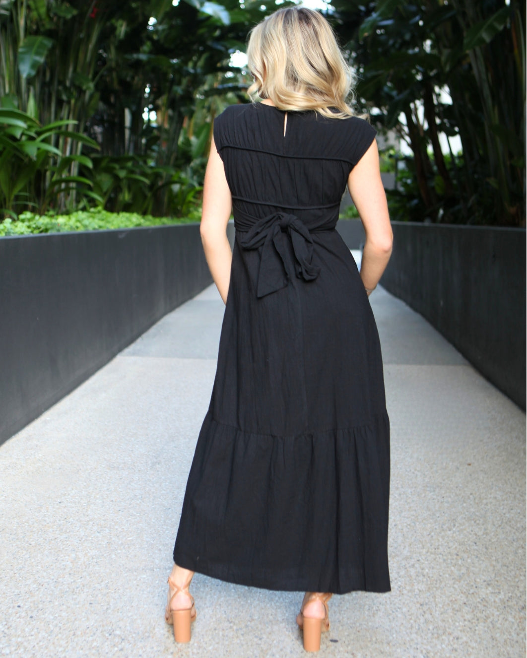 Krystel Maxi Dress - Black