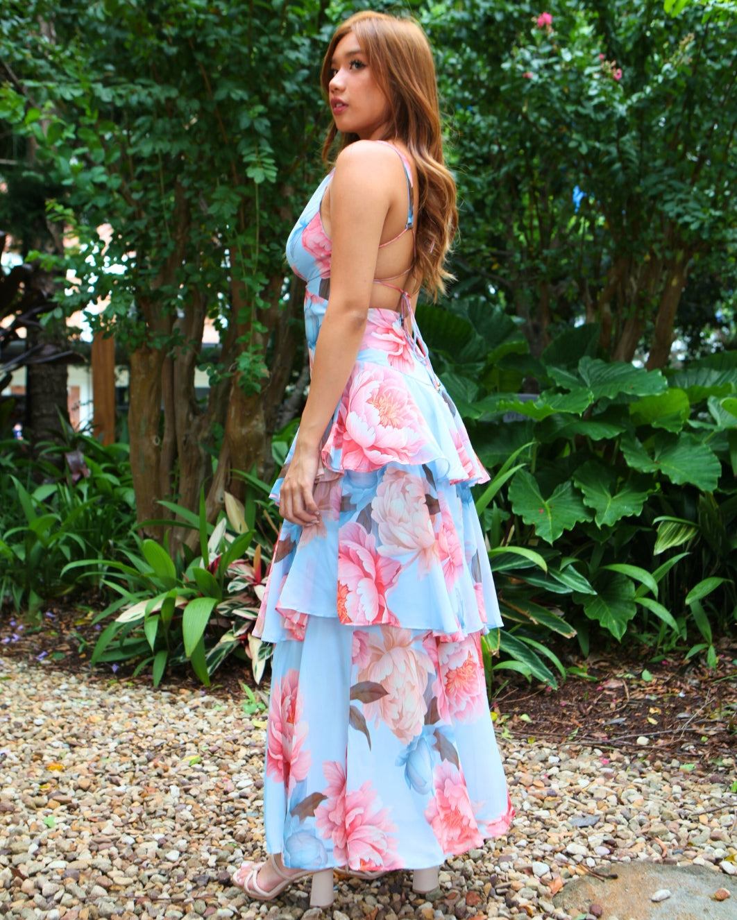 Camilia Maxi Dress - Blue