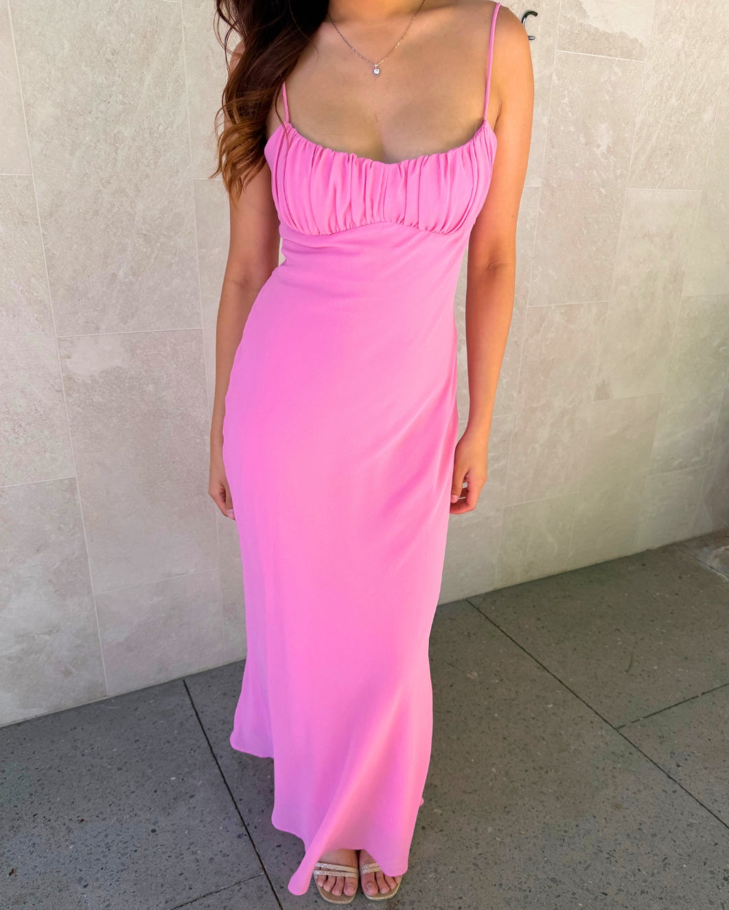 Methyr Maxi Dress - Pink
