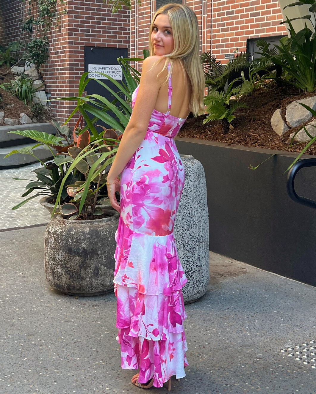 Natasha Maxi Dress - Pink