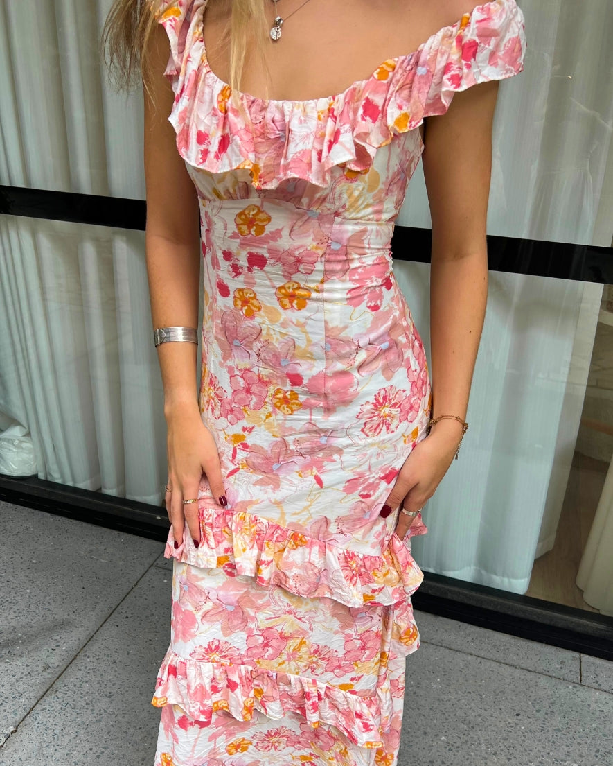 Rue Maxi Dress - Pink