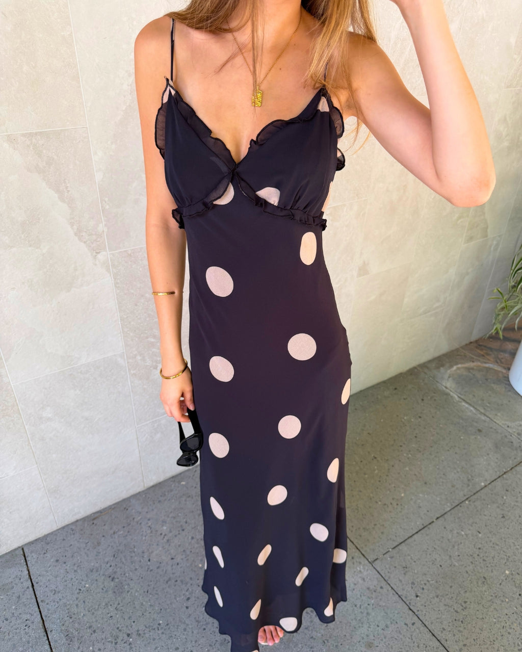 Samara Maxi Dress - Polka Dot
