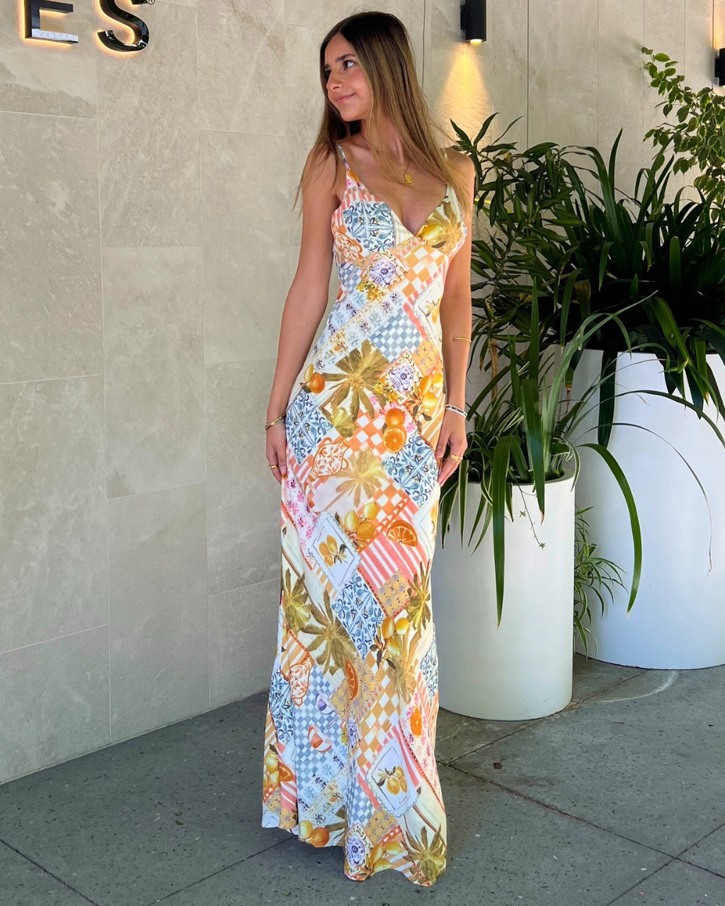 Dahlia Maxi Dress - Las Palmas