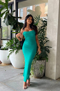 Nadine Maxi Dress - Forest Green