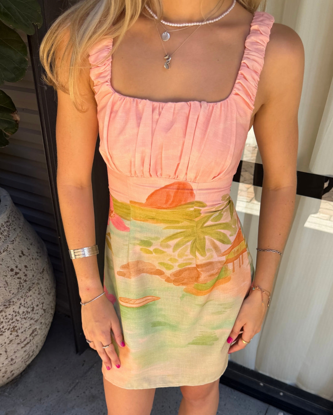 Leola Mini Dress - Multi