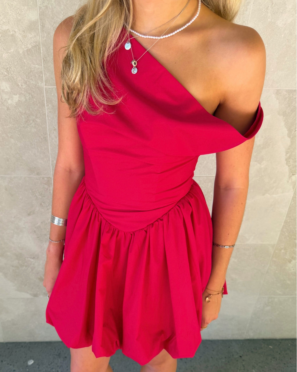Meya Mini Dress - Red