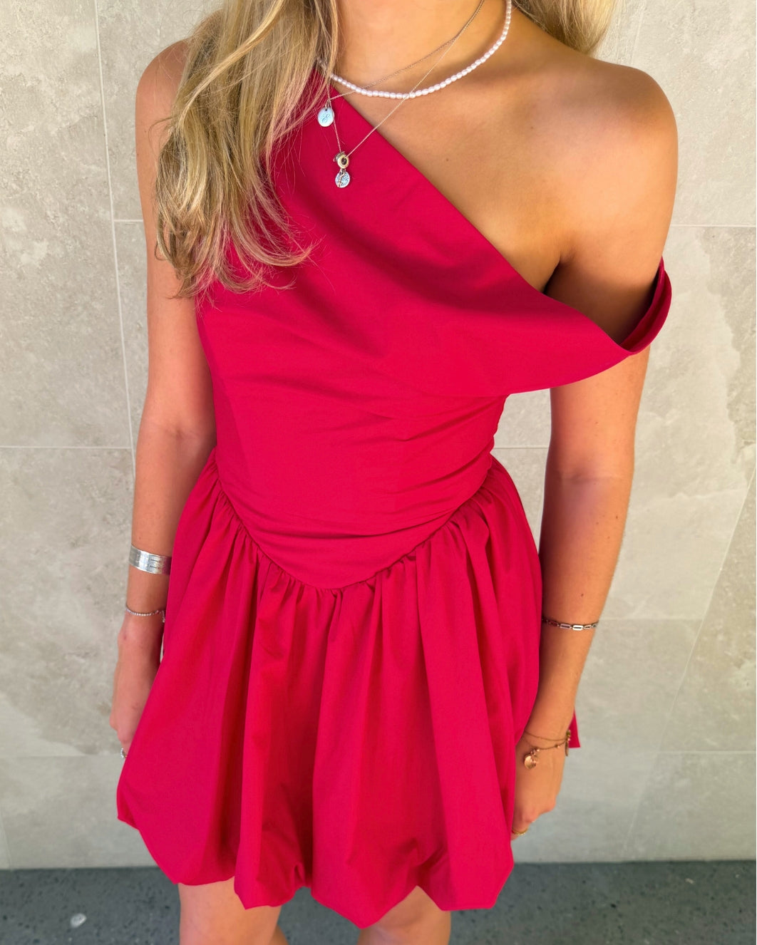 Meya Mini Dress - Red