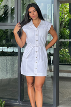 Load image into Gallery viewer, Kade Mini Dress - White
