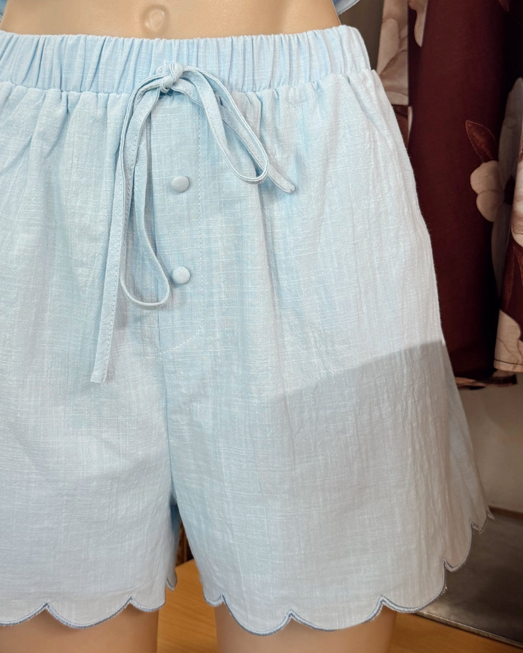 Alix Set Short - Blue