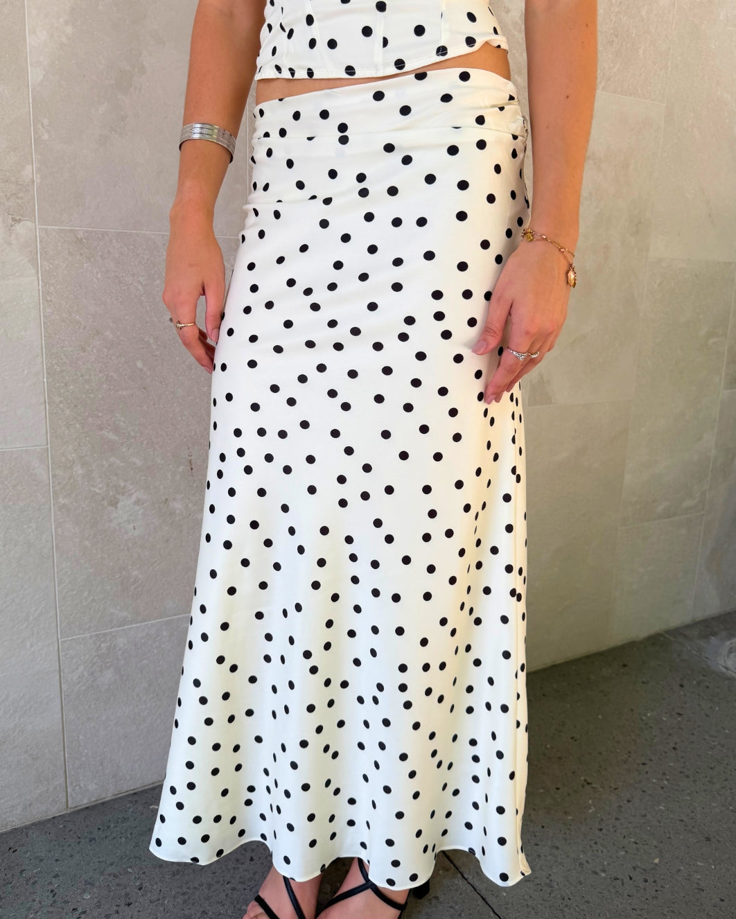 Lotty Set Skirt - Polka Dot