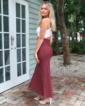 Load image into Gallery viewer, Kayda Maxi Dress - Brown/White
